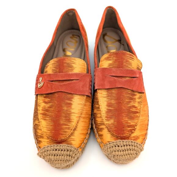 Sam Edelman Kai 2 Espadrille Loafer Shoes Women's Marigold Multi Size US5M EU35 - Picture 10 of 11